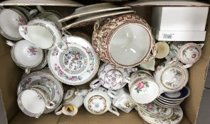 Two boxes of Royal Doulton 