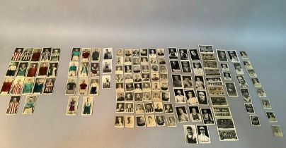 Quantity of football trading cards c. 1920's mostly by Thompson