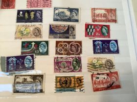 A collection of assorted, mainly British, stamps