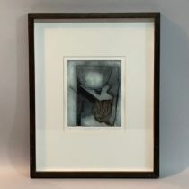 By and after Mary Greene (b.1958), 'Singing Bowl', monochrome etching, artist's proof, signed and