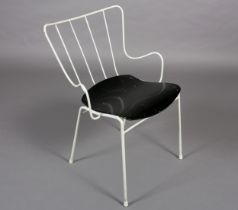 Ernest Race, Antelope chair, 1951 design for the Festival of Britain, iron frame with black