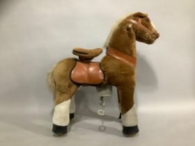 A sit and push, ponycycle ride-on horse, 86cm high