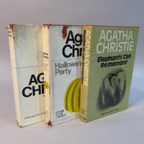 Christie, Agatha: Elephants Can Remember, 1st edition 1966, pub.Crime Club Choice; Hallowe'en Party,