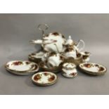 A quantity of Royal Albert Old Country Roses pattern tea ware