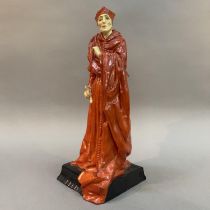 CHARLES NOKE FOR ROYAL DOULTON, a figure Henry Irving as Cardinal Wolsey, HN33, printed marks to