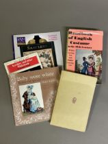 A collection of books on Needlework, English Costume and Samplers, comprising Nineteenth Century