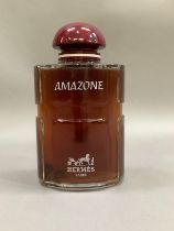 Hermes Paris, large shop display factice bottle for Amazone, 31cm high