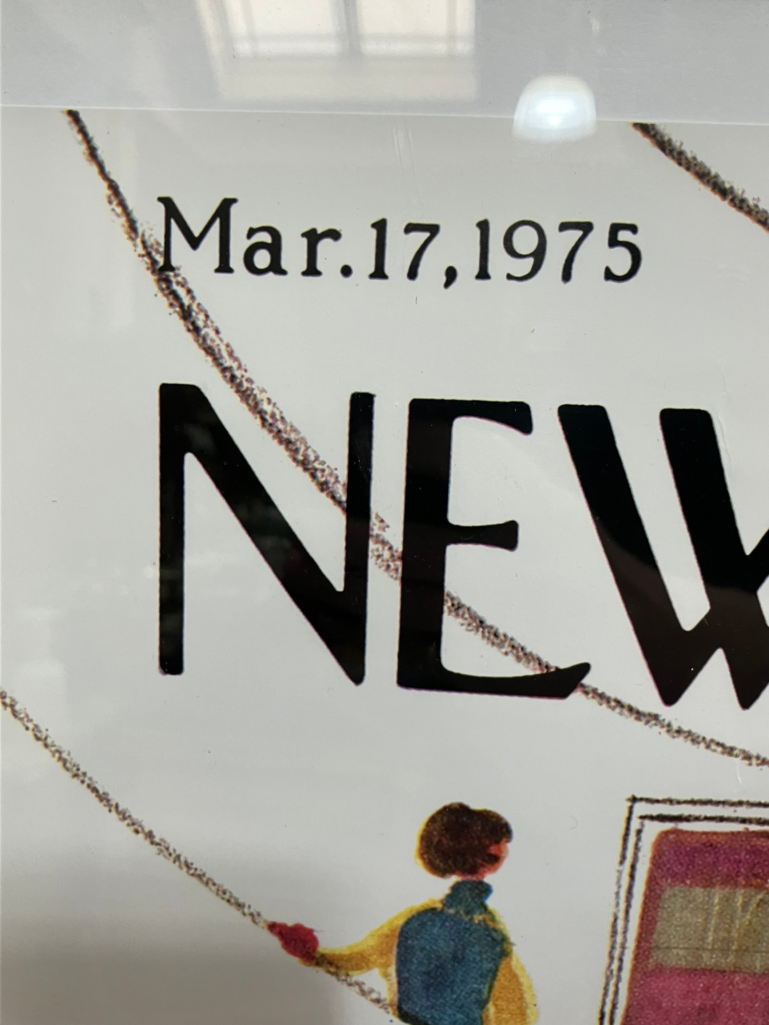 A copy of the New Yorker front cover poster March 17th 1975, The Solomon R Guggenheim Museum, New - Image 3 of 3