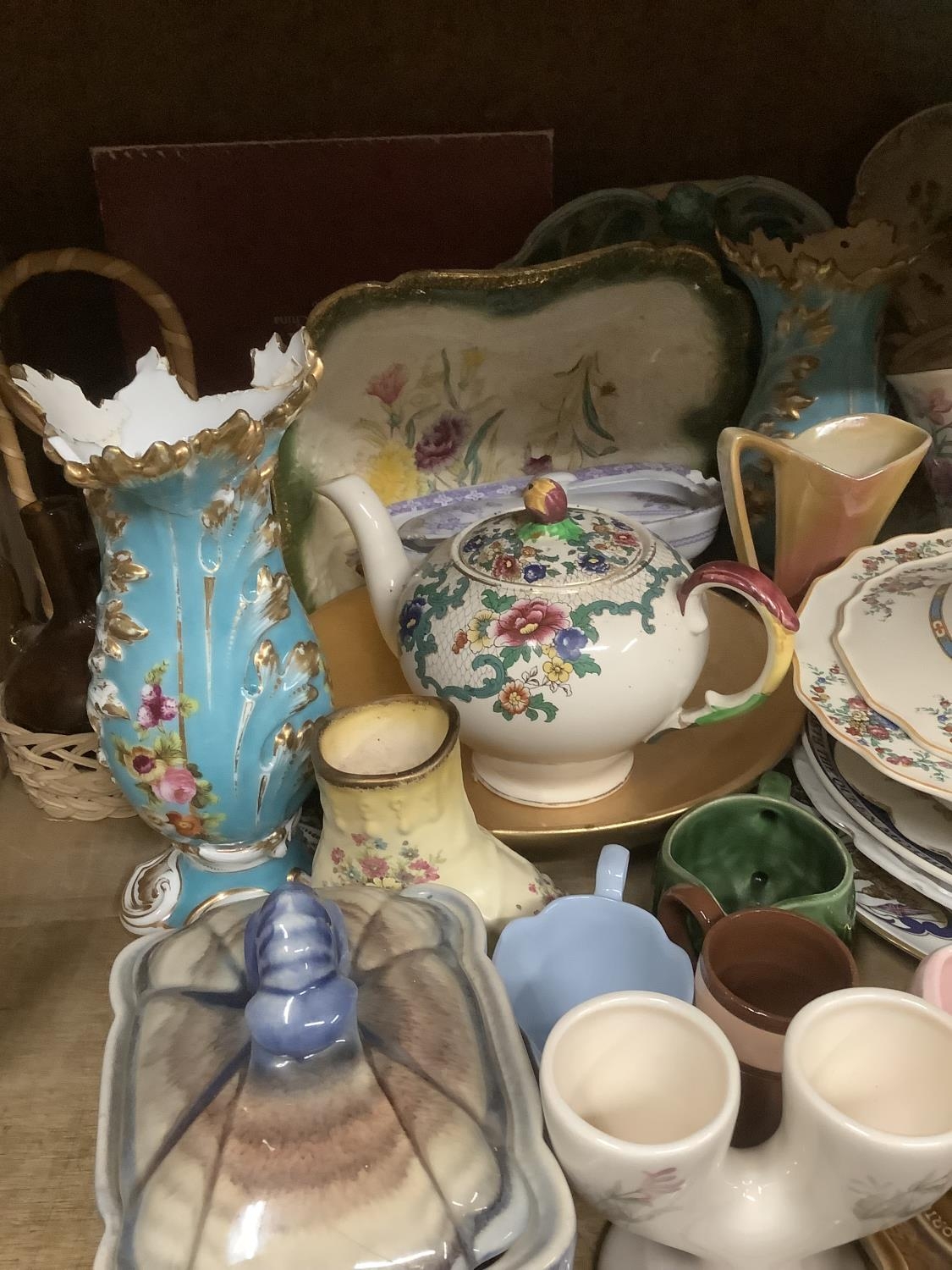 A collection of ceramics comprising moulded plates, Royal Grafton boxed plates, an Ironstone teapot, - Image 2 of 3