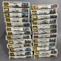 A quantity (25) of boxed Revell 1/72 scale historical combatants, including Aztecs, Normans,