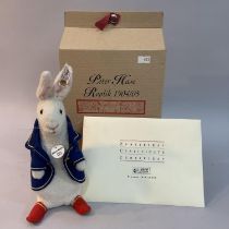 A Steiff mohair plush Special Edition Replica 1904/05 figure of Beatrix Potter’s ‘Peter Rabbit’,