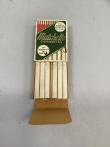 A rare 1920's Berkos Cigarette Co. Ltd. 'Matchette' cigarette packet complete with cigarette and
