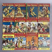 A collection of 35 Cowboy Picture Library pocket book format titles, including numbers: 205, 207,