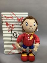 A Steiff mohair plush figure of the Enid Blyton-inspired Cosgrove TV series ‘Noddy’, number 407 of