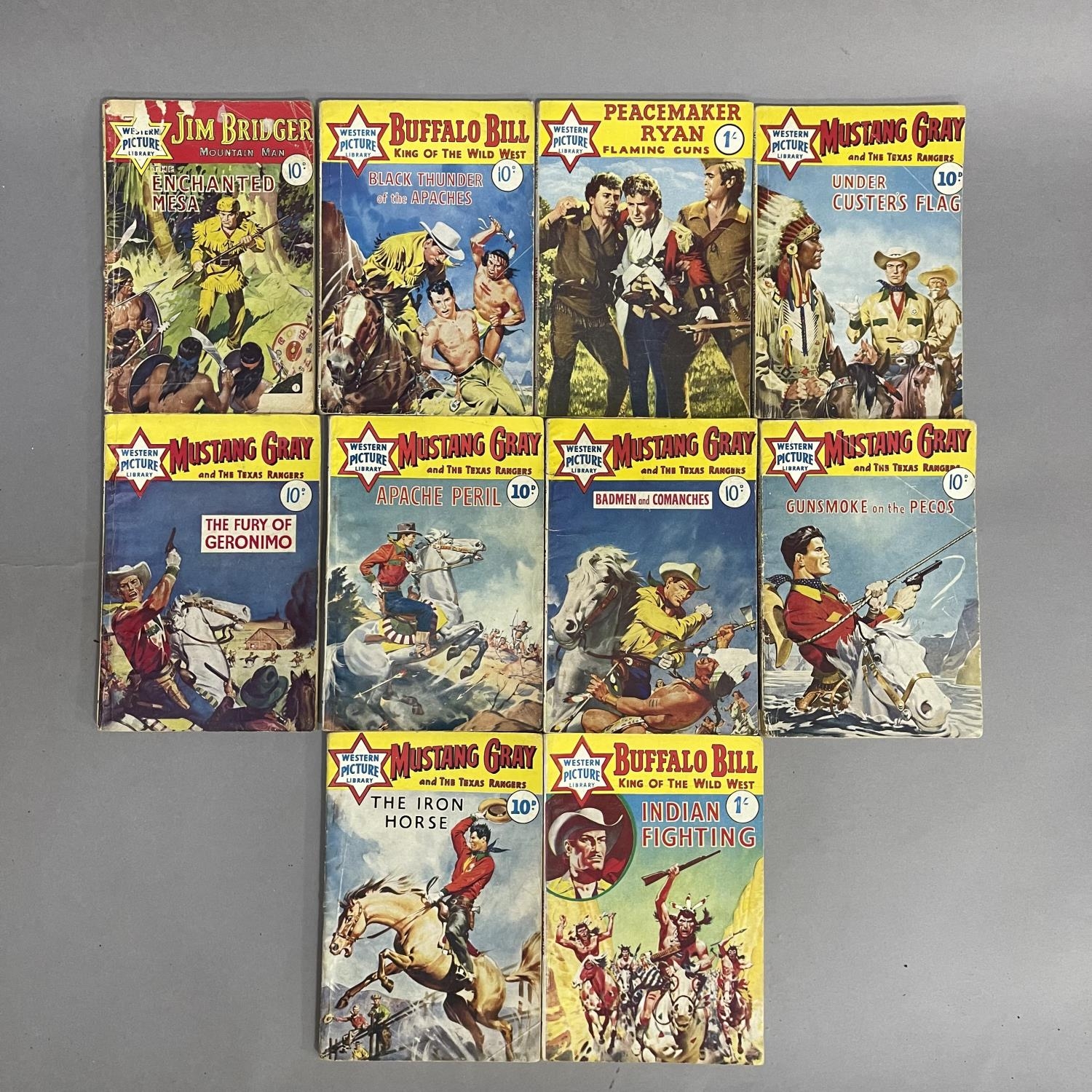 A collection of 31 assorted pocket book format titles from Combat Picture Library, Western Picture
