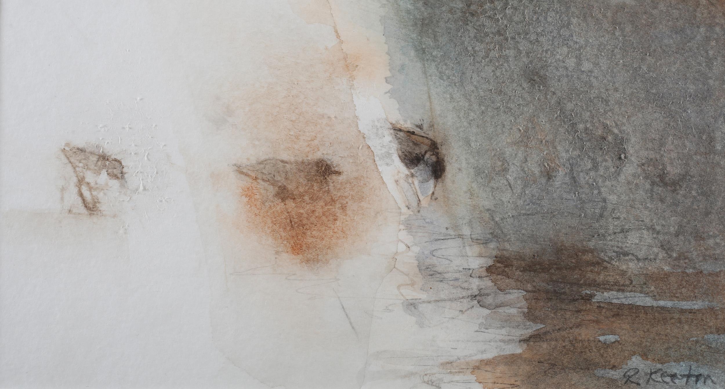 ARR Richard Keeton 20th/21st century, Low Tide, watercolour, signed to lower right, titled verso, - Image 2 of 4