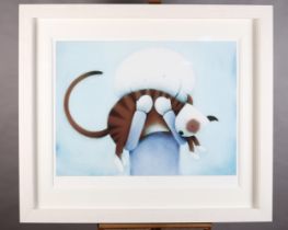 ARR By and After Doug Hyde (b 1972), Tiger, giclee on paper, no 438/495, titled and signed in pencil