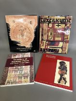 Early textile literature: Four books as follows: Weavings from Roman, Byzantine and Islamic Egypt by