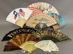 America/ Australia and Canada: a selection of fans relating to travels in these countries, some with