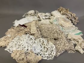 17th and 18th century linen lace, mainly furnishing, but with some finer examples for costume use,