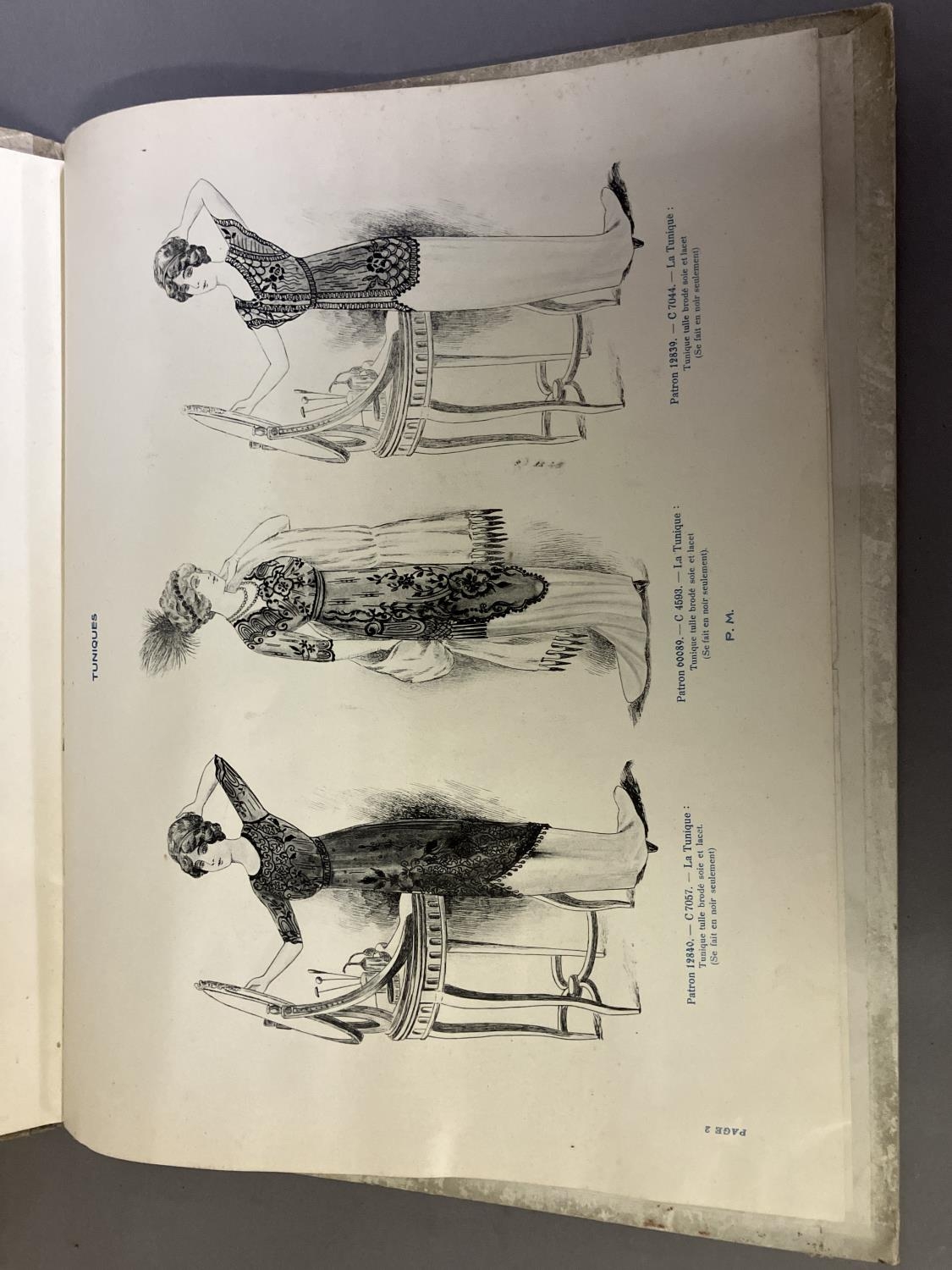 A French sample book dated summer 1913 “ Tresses Passementeries, Broderies, Galons, Robes - Image 6 of 6