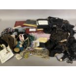 19th century Haberdashery: a large quantity of braids, ribbons and cords, some French, some