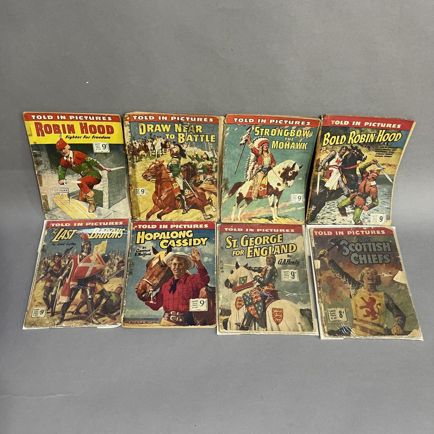 A collection of 17 early Thriller Comics Library Told in Pictures pocket book format titles, - Image 2 of 2