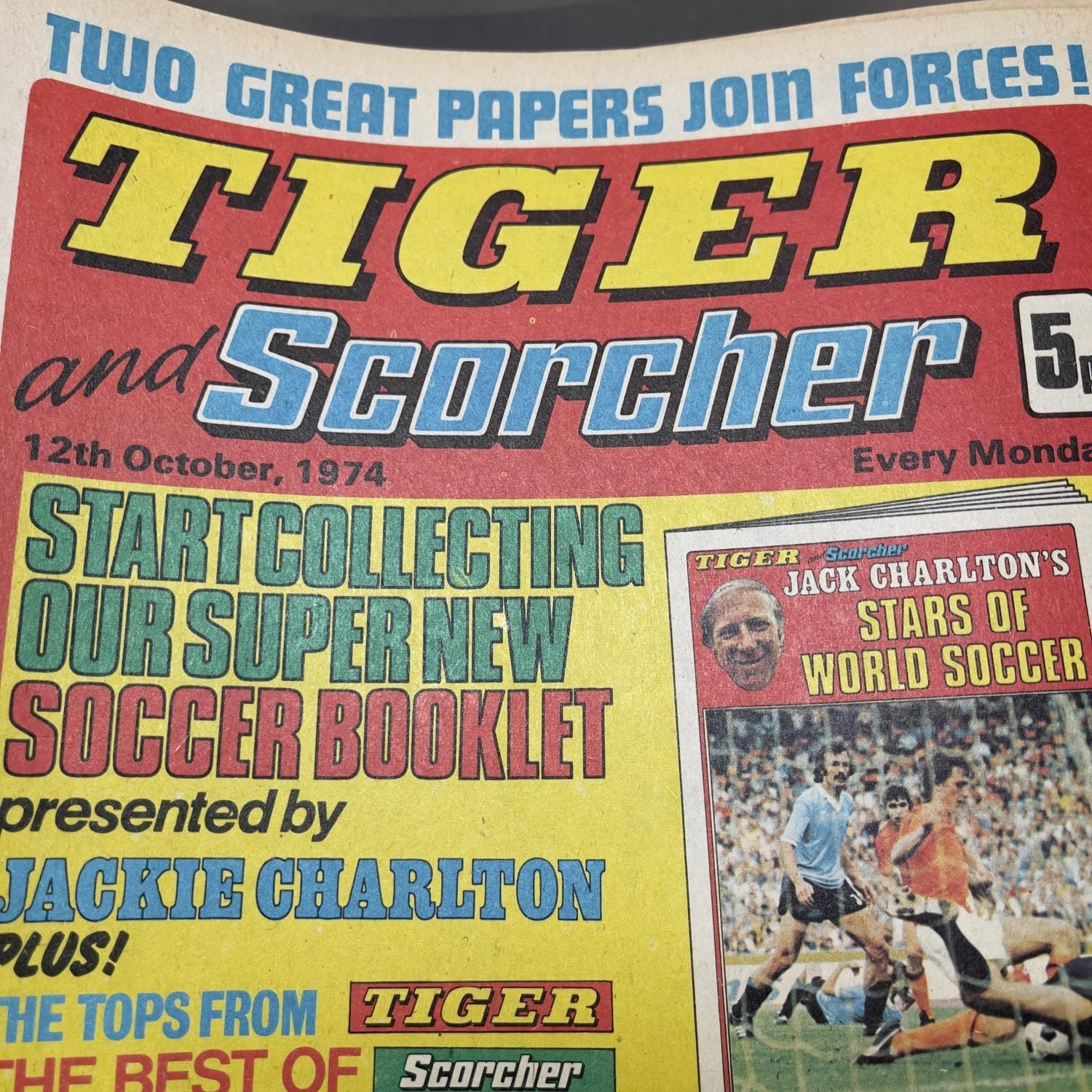 A collection from two 1970s comics, Scorcher and Score, 32 issues between 20th October 1973 and - Image 2 of 2