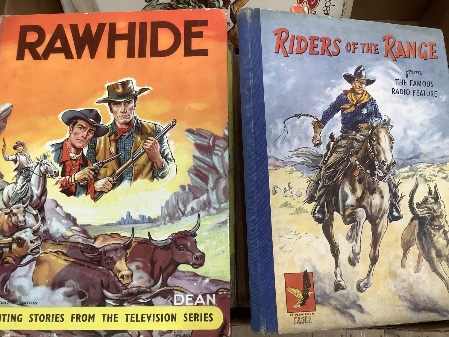 A selection of wild west annuals, including Kit Carson, Wagon Train, Rawhide, Buck Jones and others - Image 4 of 4