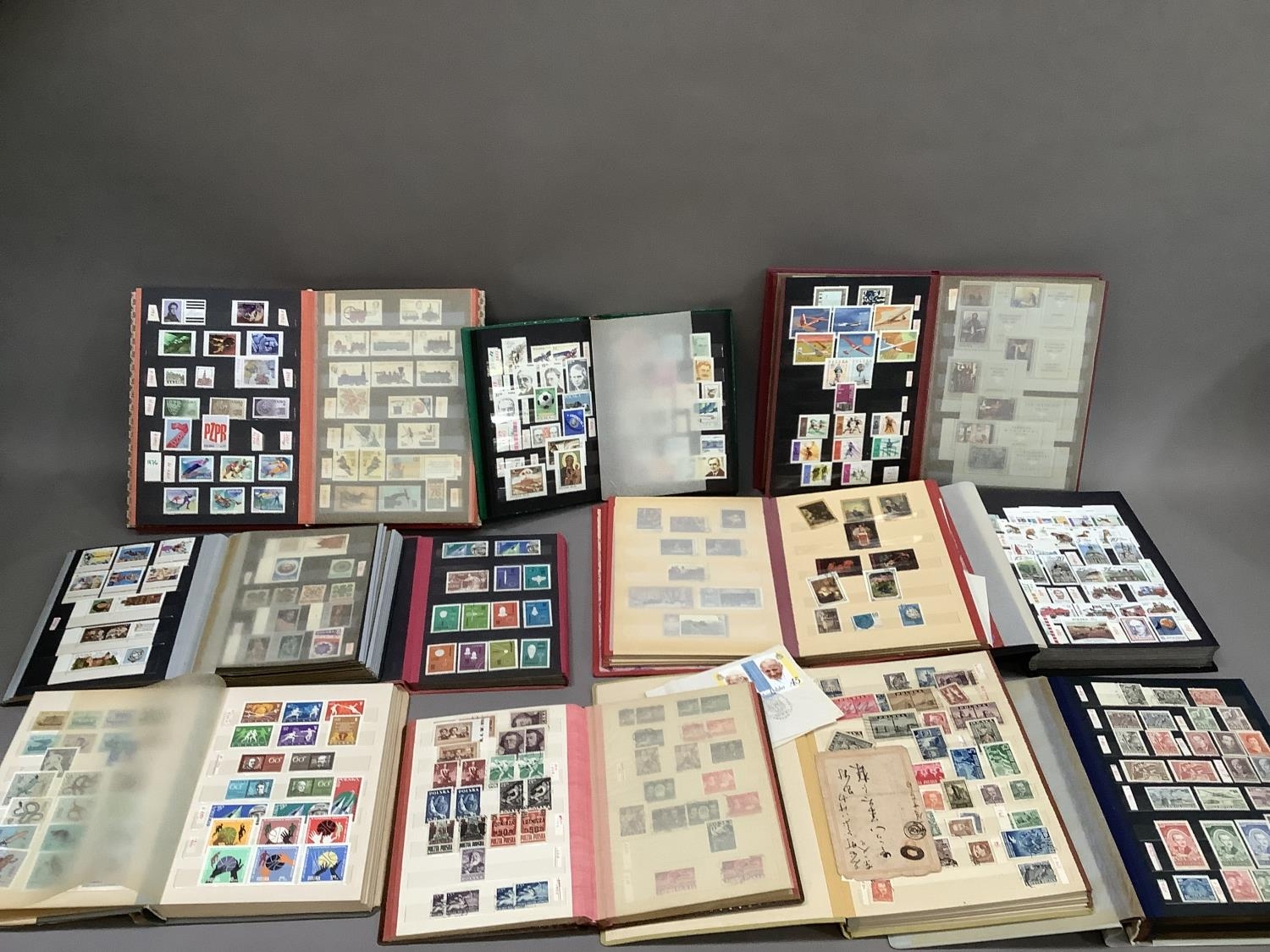 Poland stamp collection 1944-1986, contained in eleven date marked stock books, a well presented and