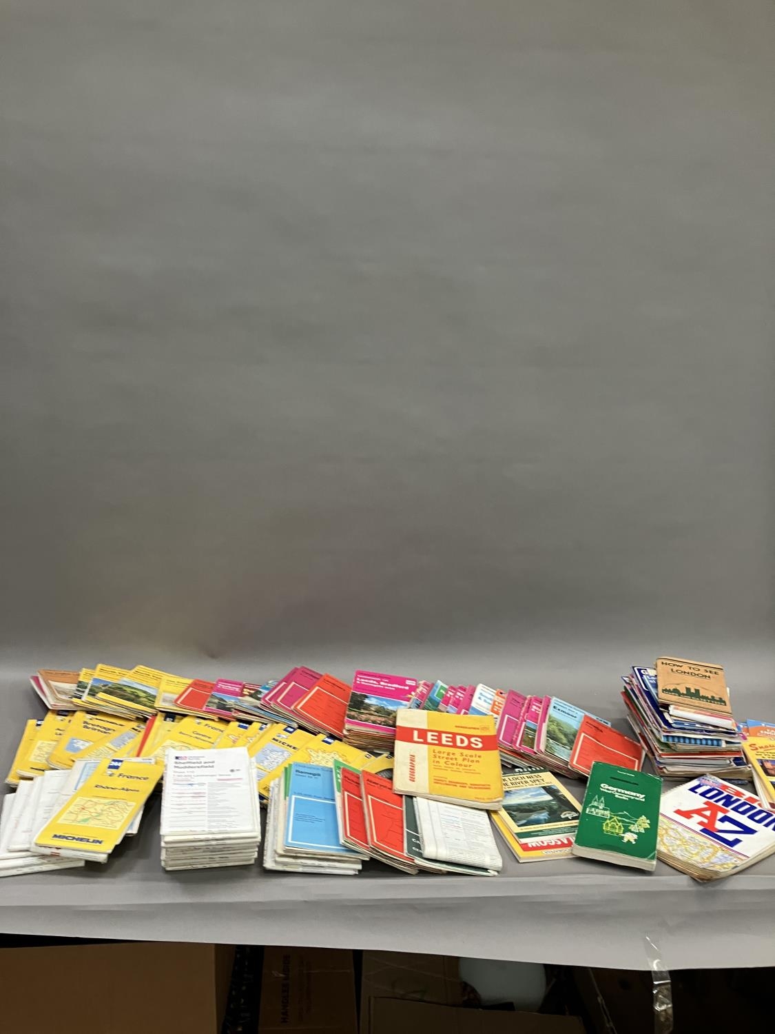 A quantity of Ordnance Survey maps