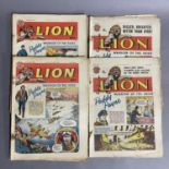 A collection of 14 early Lion comics dating from 31st December 1960 to 29th October 1960, along with