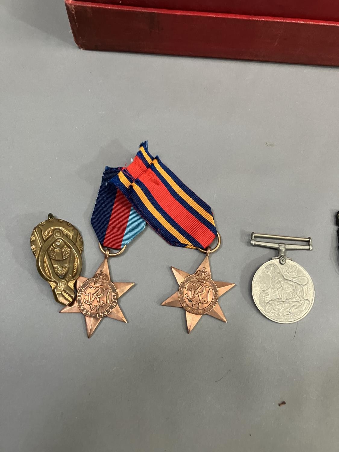 A 1939-1945 Burma Star and a 1939-1945 Defence medal together with a collection of large quantity of - Image 4 of 6