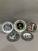 A set of three Villeroy and Boch Russian fairy tale plates all from the snow maiden together with