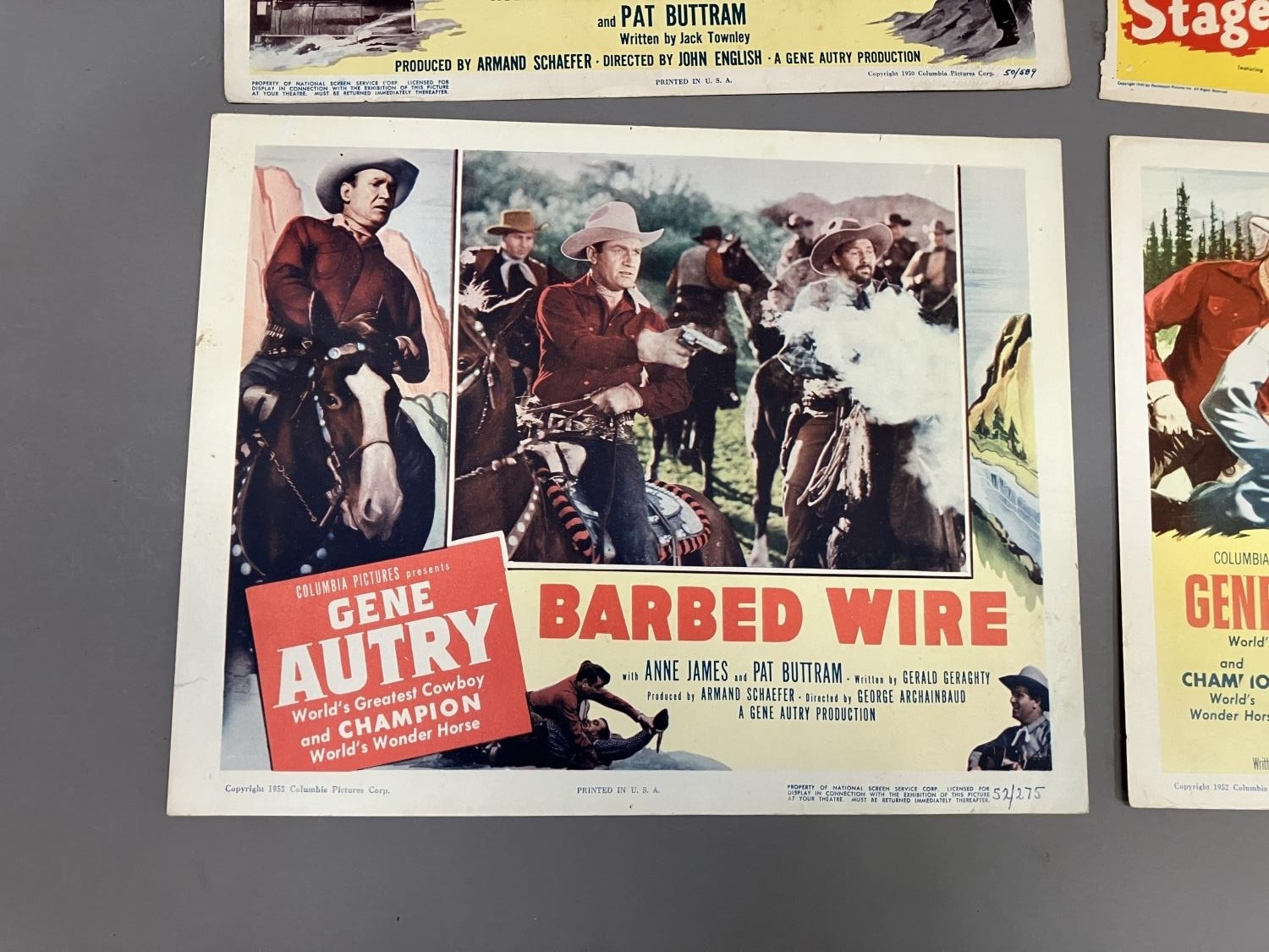 Columbian Pictures Corp film posters, Gene Autry starring in 'Goldtown Ghost Riders' and ' - Image 6 of 19