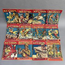 A collection of 24 early Cowboy Comics pocket book format titles, including numbers: 94, 119, 122,