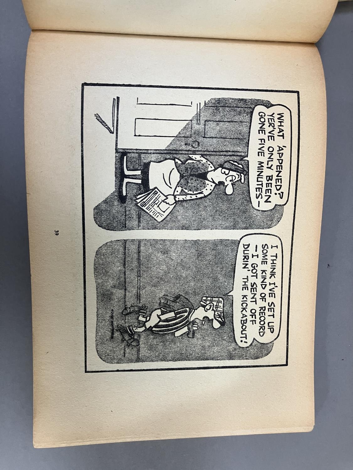Two vintage Andy Cap cartoon books published by The Daily Mirror together with three Giles cartoon - Image 4 of 7