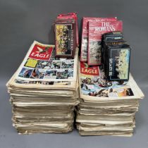 A quantity of Eagle comics dating from January to December 1954, 1955, 1956, 1957, 1958, 1959, 1960,