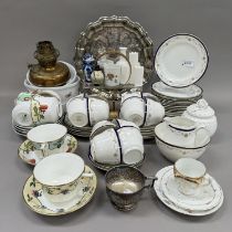 An early 20th century tea service, a set of Wedgwood Georgian Collection cups and saucers (six),