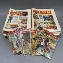A collection seventeen early thriller comics library told in pictures, pocket book format titles