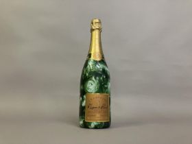 MIGNON & PIERREL Premier Cru 1990 "Cuvee Florale" in Green Plastic Art Sleeve. 1 Bottle 75cl 12%