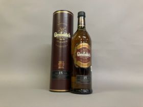 GLENFIDDICH 15 year old "Solera" Reserve Single Malt Whisky 1 Litre Bottle 43%
