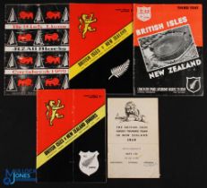 1959 British & I Lions in NZ Rugby Programmes (5): The first three tests of this closely fought