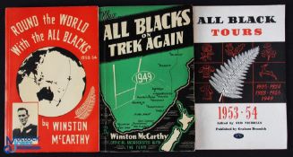 1949 & 1953-4 NZ Rugby Tour Books (3): Super copy of Winston McCarthy's splendid 'All Blacks on Trek