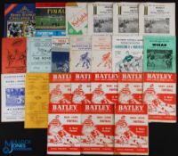 Rugby League programmes 1948-1983, Batley, Bramley & Featherstone (23): Batley 58/59 x 1, 60/61 x 1,