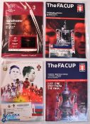 Four programmes and three tickets from game played at Old Trafford - 2003 Champions League Final