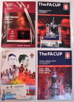 Four programmes and three tickets from game played at Old Trafford - 2003 Champions League Final