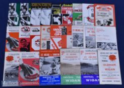 1959-91 Lancashire Rugby League Cup Final Programmes (26): All within a binder