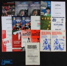 Rugby Age Group Programmes (17): 1967 Welsh Youth v French Youth (Phil Bennett face to face with