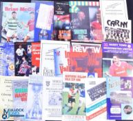 1996/97 Manchester Utd home league programmes (19) + Blackburn Rovers team sheet + friendlies